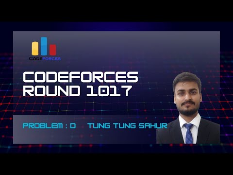 Codeforces 1017 D | Tung Tung Sahur | Explained with Dry Run | Div 4 Solution