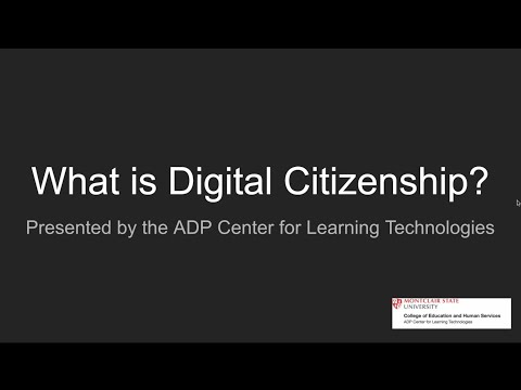 Workshop Wednesday's - What is Digital Citizenship?
