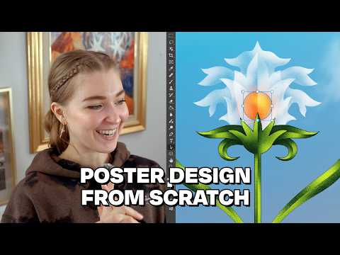 Designing a digital collage art print from start to finish
