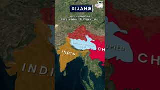 The real map of China #UPSC #IAS #CSE #IPS