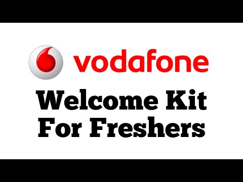 Vodafone welcome kit for freshers 2020|| #VOIS