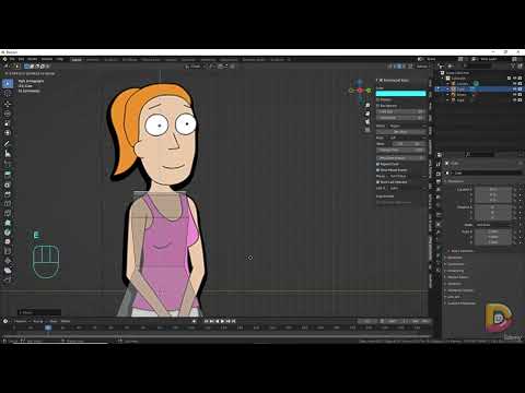 4  Modeling the body base ---Blender animation course