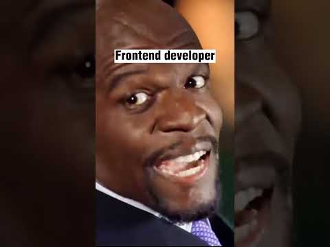 Frontend vs Backend Developers on Weekends.  #coding #programming
