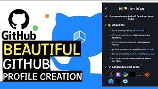 Impressive GitHub Readme Profile | Improve your GitHub profile | GitHub profile template 🔥