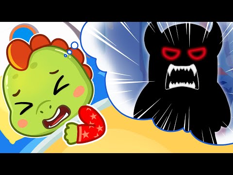 Monster in the Dark | Don't Be Afraid Of Monsters | DinoLala Nursery Rhymes