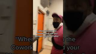 When You Catch The Work Snitch #funny #managers #managersbelike