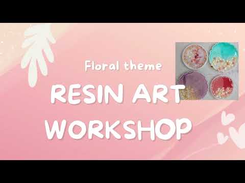 Resin Art Floral Workshop🌸✨