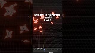 Blender3D - Butterflies Animation Tutorial Part 2 #blender3d #blender #blendertutorial #blenderart