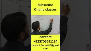 Sum Rule in Differentiation | Derivative of a Sum of Functions #Shorts