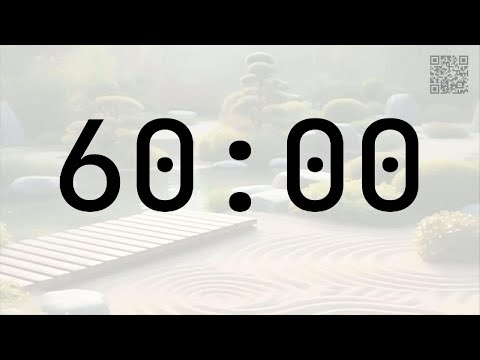 60-Minute Zen Timer ⏳ Lo-Fi Beats to Boost Focus & Relax