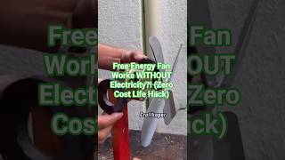 This DIY Free Energy Fan Works WITHOUT Electricity?! (Zero Cost Life Hack)