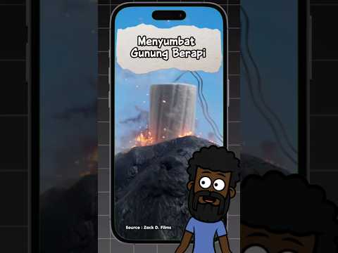 Menyumbat Gunung Berapi #shorts #shortvideo #popular #zackdfilms #zackdfilm