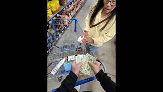 Unexpected money in the cart trick