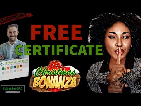 WORLDWIDE FREE Cybersecurity Certificate & FREE Exam Study Guide