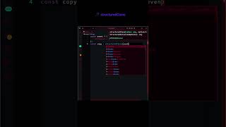 JS Deep Clone 2025 😳 | No JSON Hacks Needed!#JavaScript #JSShorts #CodingTips #WebDev
