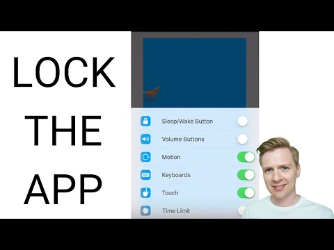 Locking an app & setting a time limit on an iOS device iPhone iPad
