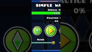 Wave hitbox exploit#gd #shorts