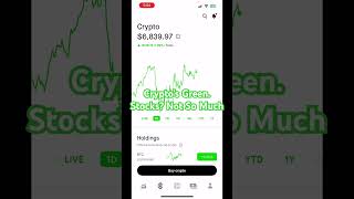 Why Crypto Is Green Today 💸 #stocks #everythingrobcrypto #stockmarket #robinhood #stocktrading