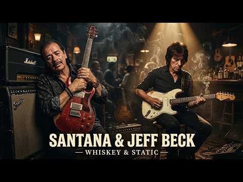 Santana & Jeff Beck – Whiskey & Static 🎸 Smoky Blues Guitar Sessions After Midnight