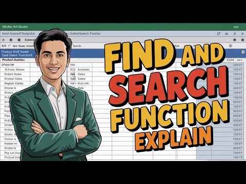 Excel Find aur Search Function Explained in Hindi | Excel Tutorial
