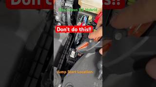Don’t make this mistake on Lexus Rx Hybrid when jump starting #automobile  #lexus #hydrid #jumpstart