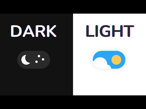How to Create a Dark & Light Mode Toggle with HTML, CSS & JavaScript | Theme Switcher Tutorial