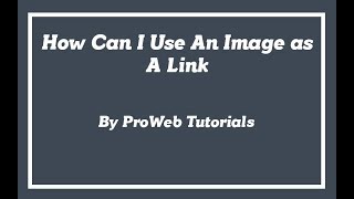 How can I Use Image as A Link - HTML Tutorial in Urdu/Hindi