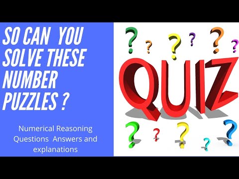 Number Series Test Numerical Reasoning Questions  Answers and explanations  Part1