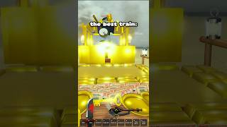 Building the best gold train in Dead Rails #deadrails #roblox
