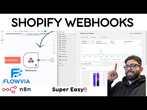 Shopify Webhooks in n8n (Quick & Easy Setup)