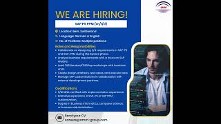 We’re #Hiring || Position: SAP PS PPM (m/f/d)