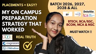 On-Campus Placements Are EASY If You Do This (Batch 2026–2029) 