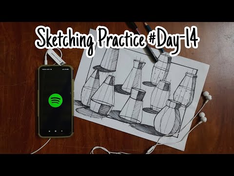 Sketching Practice#Day-14#ceedpreperation #nidpreperation#dailysketch#nid#ceed#dedicatedbeing#sketch