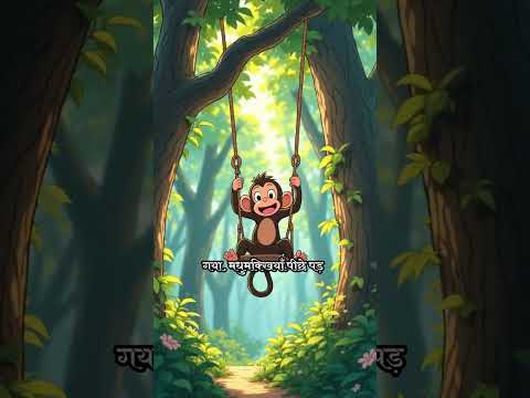 monkey flying #cartoon #animation #viral #cartoonbackgroundmusic
