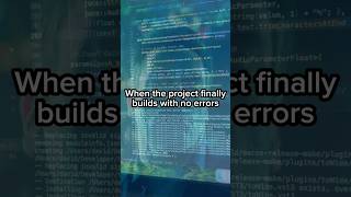 When the project finally builds with no errors 💻 #programming #coding #developer #techhumor