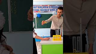 Suniy qon tajribasi. Qiziqarli kimyoviy tajriba. #experiment #science #chemistry #school #education