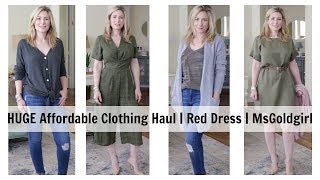 HUGE Affordable Clothing Haul | Red Dress Boutique | MsGoldgirl