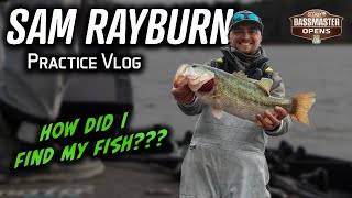 Practice to Performance: Sam Rayburn Bassmaster Open Practice Vlog!