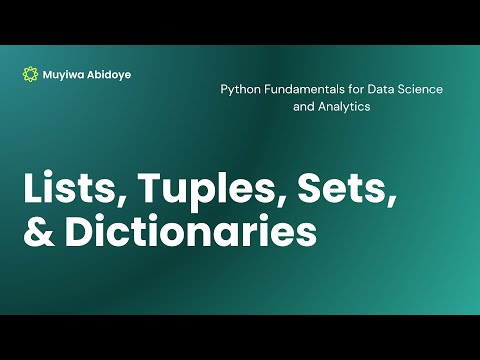 Basic Data Structures Part 1 (Lists)
