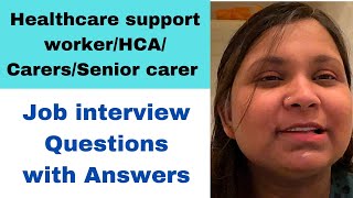 UK Care Home job interview questions & answers for Care assistants|Senior Carer|Carers|HCA|Saimaukrn
