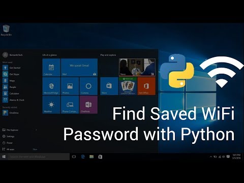 Find Saved WiFi Password with Python