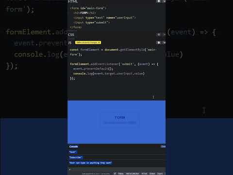 JavaScript: How to get input from a user #coding #webdevelopment #javascript