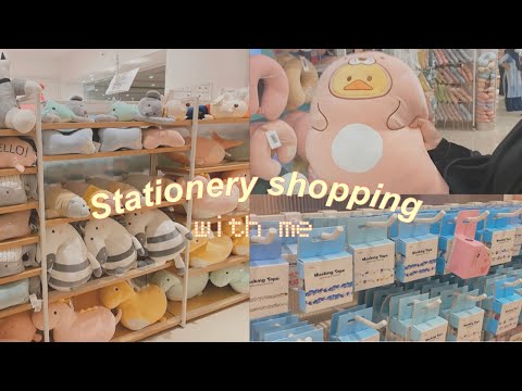 Stationery shopping with me 💌 + haul !!