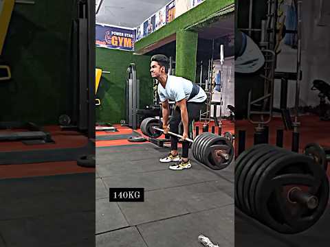 deadlifting 140 kg gym priyanshu Singh fitness super villain status. gym status how lift weight gym