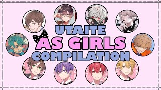 Utaite using the trending app that turns you into girl compilation