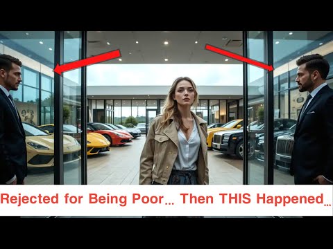 Luxury Dealer Rejected Her — Then a Rolls-Royce Pulled Up in Front of Everyone....