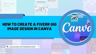 How To Create A Fiverr Gig Image Design On Canva