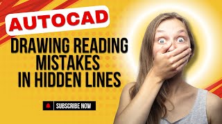 Orthographic Views: Why Dotted (Hidden) Lines Are Missing | Drawing Mistake Explained