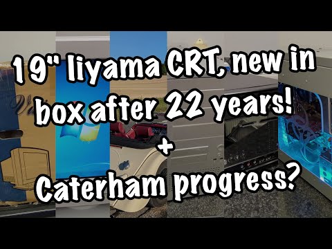 Brand new Iiyama CRT monitor, more Lian Li cases, and a Caterham update
