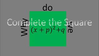 Complete the Square to Solve
